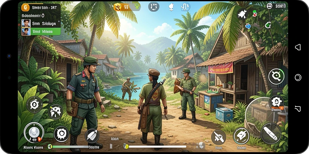 Gambaran menakjubkan dari gameplay 5RT yang realistis dan mendetail.