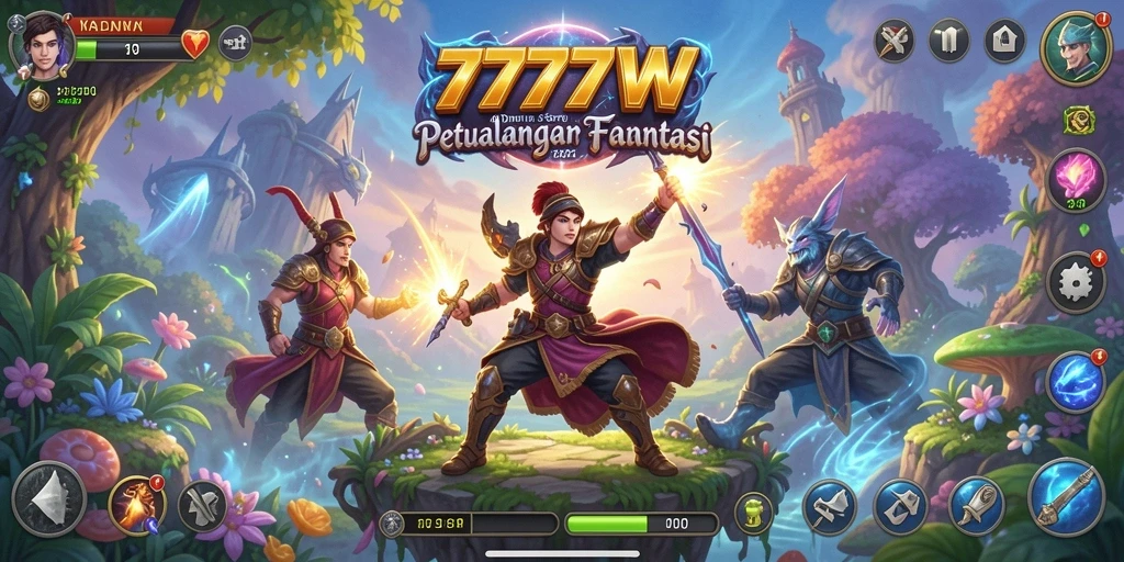 Gameplay seru dalam dunia petualangan 7777W.