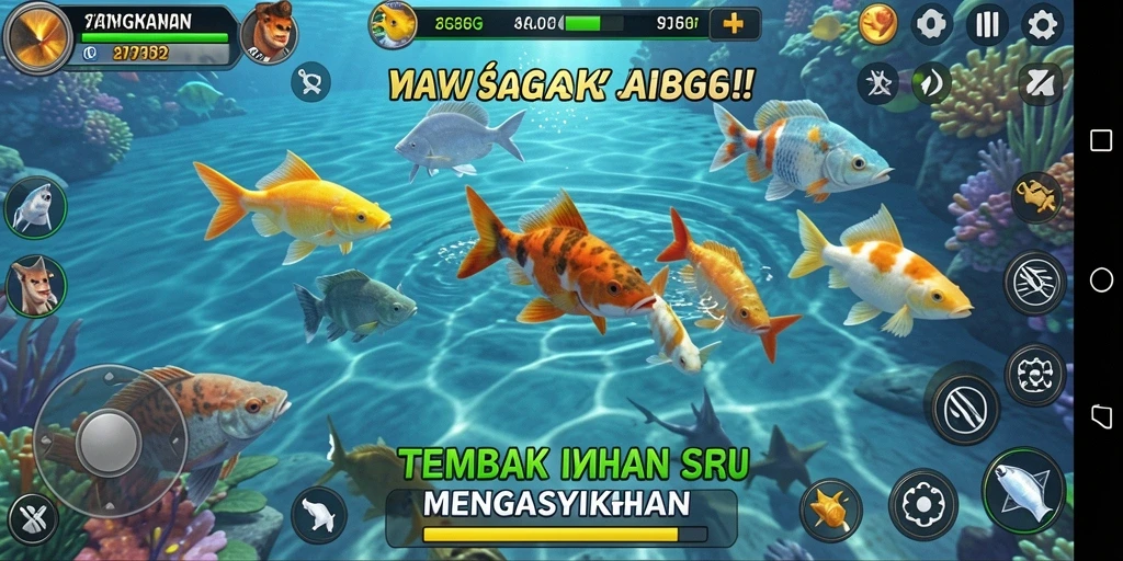 Screenshot gameplay Tembak Ikan 8G8G yang mengasyikkan.