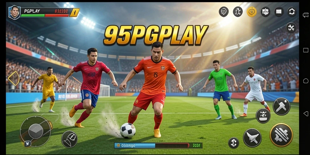 Tampilan gameplay seru dan mendebarkan dalam 95PGPLAY.