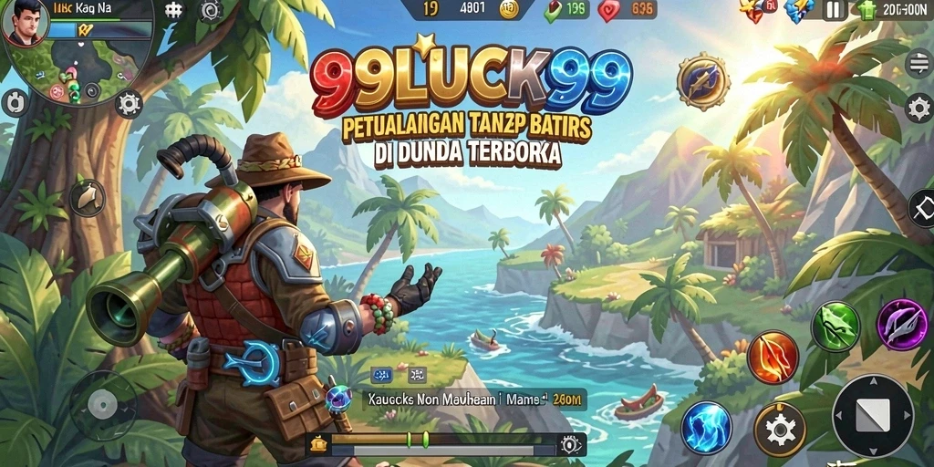 Gameplay 99LUCK99 menampilkan eksplorasi dunia terbuka yang mengesankan.