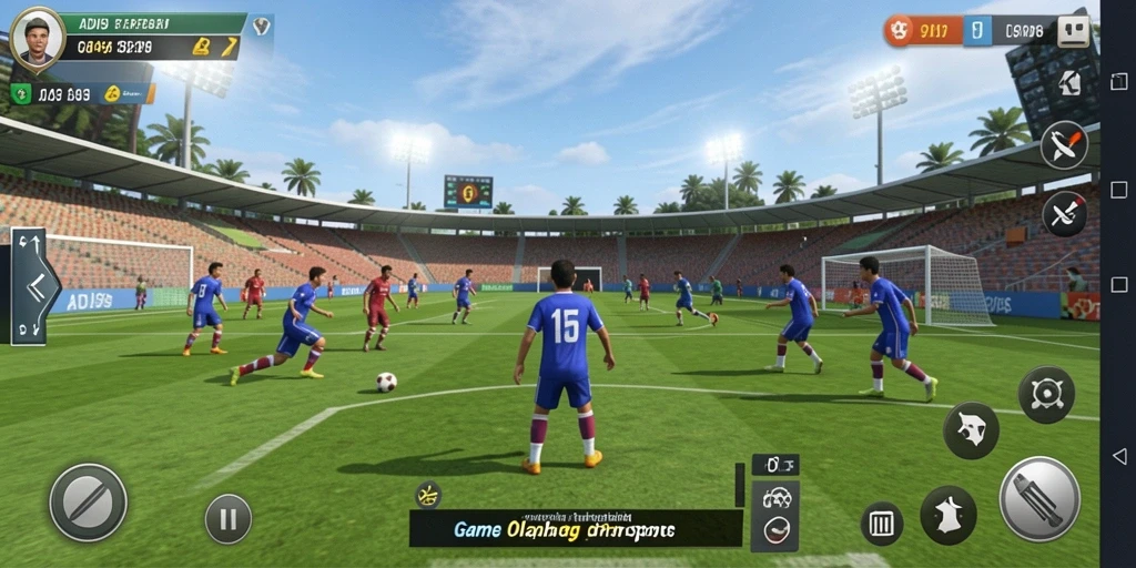 Screenshot permainan ADI99 menampilkan aksi olahraga yang seru dan dinamis.