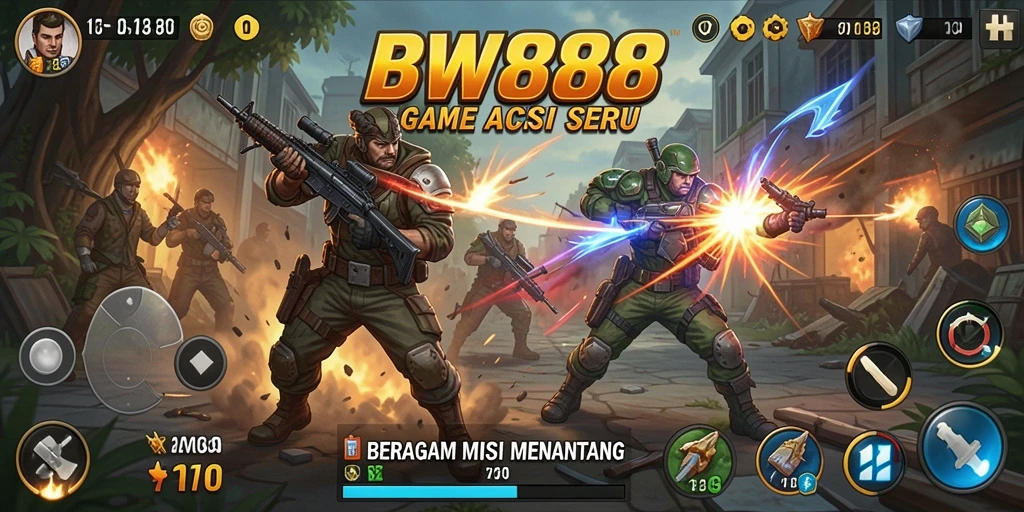 Tampilan menarik dari gameplay BW888 yang penuh aksi.