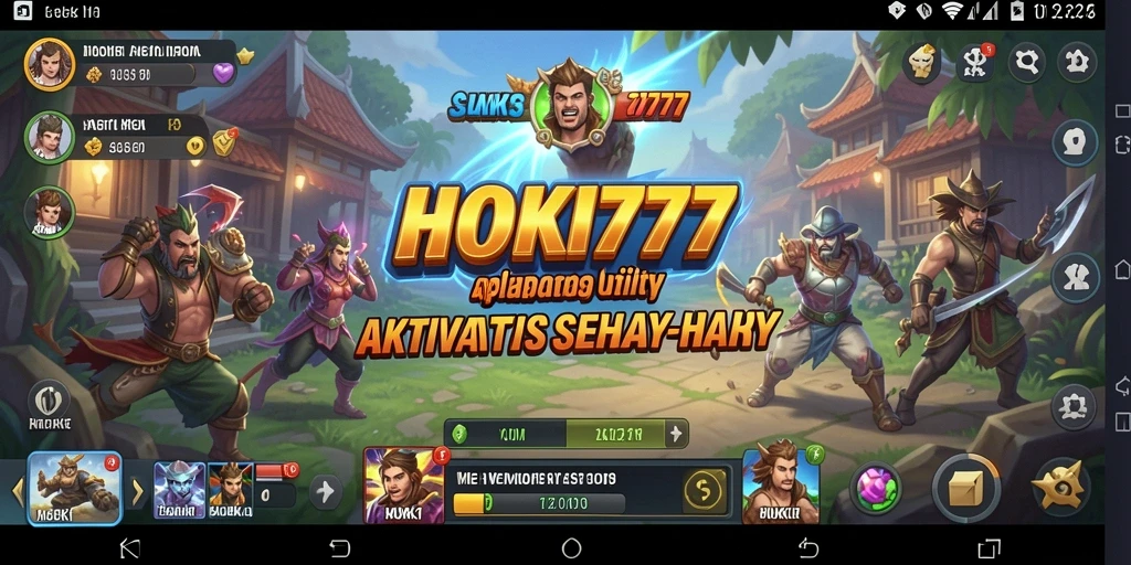 Tampilan utama HOKI777 dengan antarmuka yang intuitif dan menarik.
