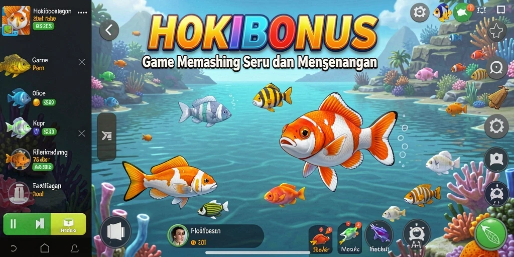 Tangkapan ikan terbesar dalam gameplay HOKIBONUS yang seru.