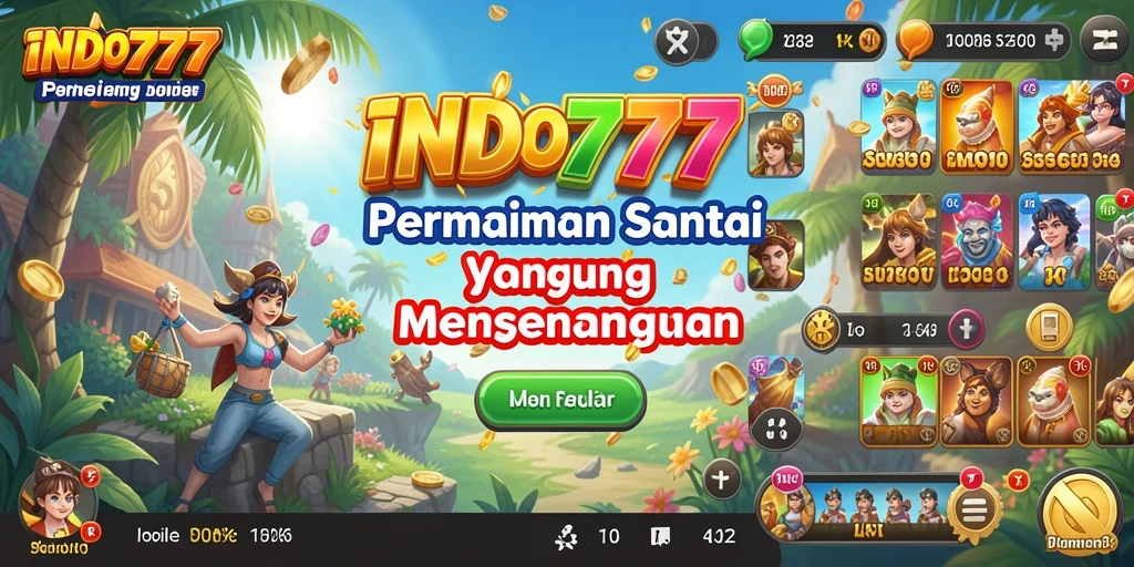 Tangkapan layar INDO777 menampilkan keseruan gameplay Casual yang interaktif.