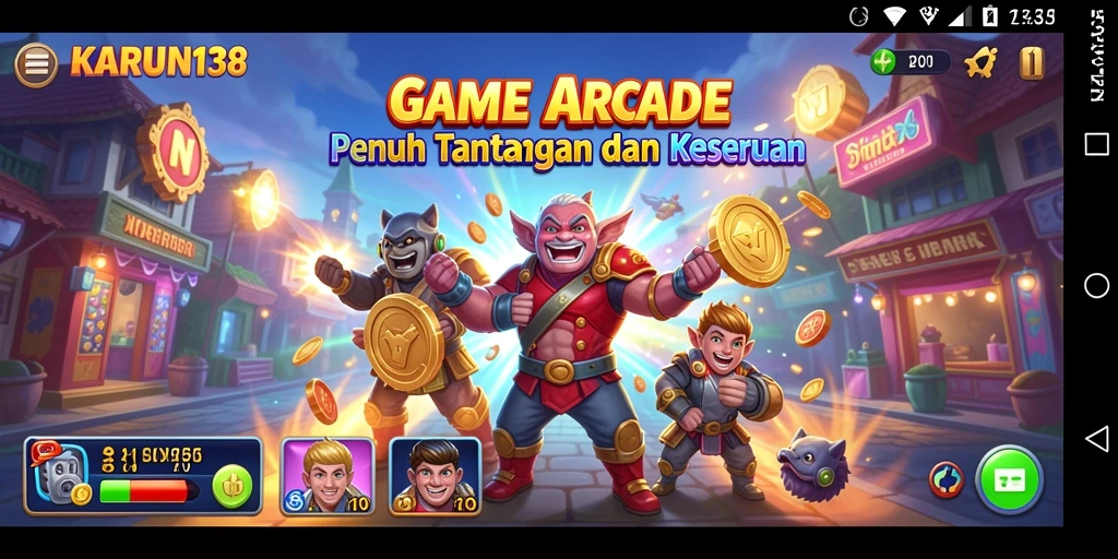 Tampilan gameplay seru dan menantang dari KARUN138.