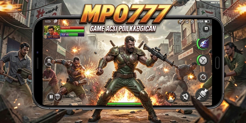 Tampilan menegangkan dalam aksi gameplay MPO777.