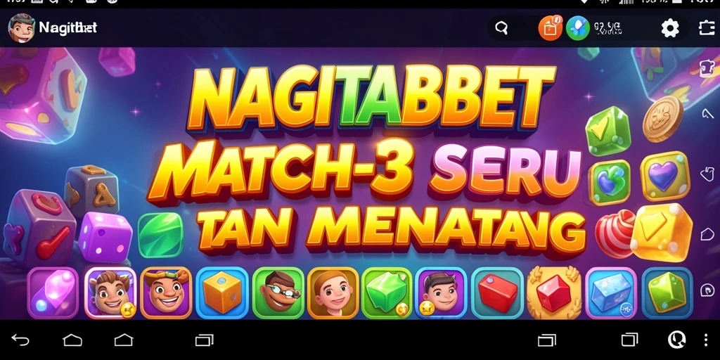 Tampilan gameplay NAGITABET yang penuh warna dan menarik.