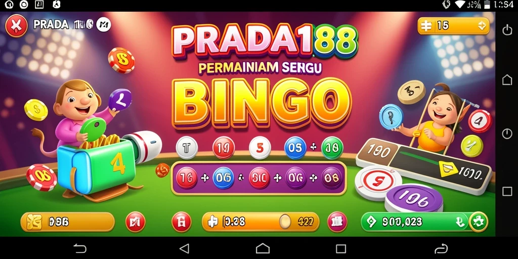 Tampilan gameplay Bingo yang menarik di PRADA188.