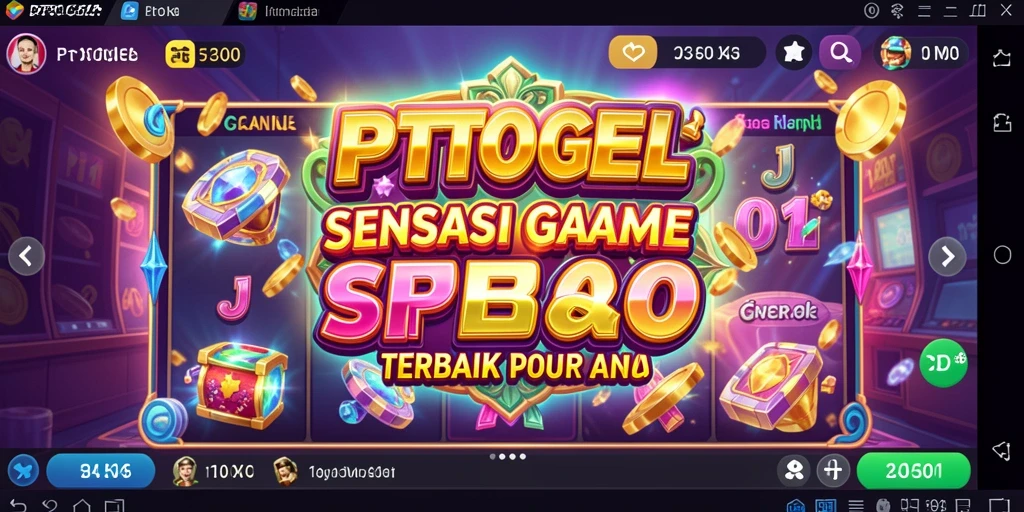 Tampilan gameplay seru dari PTTOGEL dengan desain slot yang memukau.