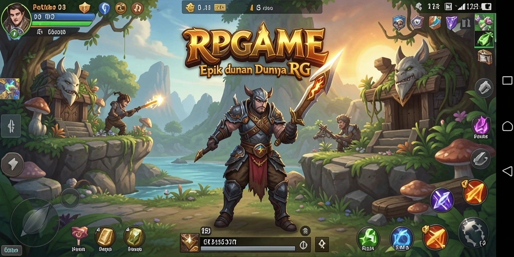 Tampilan gameplay RPGAME yang menarik dan menantang