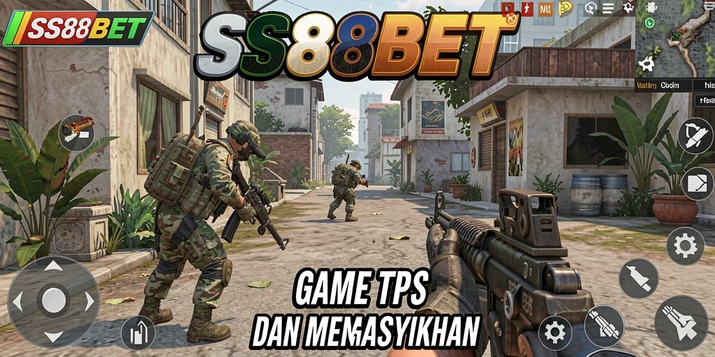 Tampilan gameplay dinamis dan menegangkan di SS88BET.
