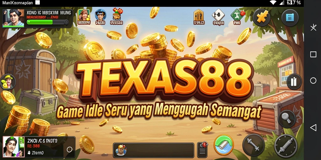 Screenshot gameplay TEXAS88 yang menunjukkan keseruan bermain Idle.