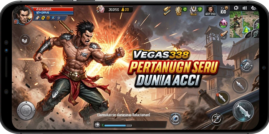 Tampilan gameplay action yang mendebarkan dan penuh adrenalin.