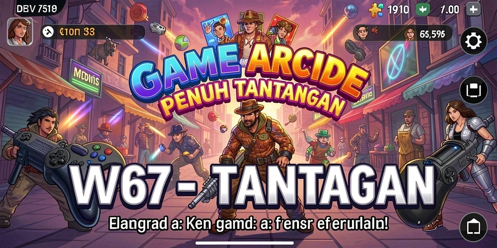 Tampilan gameplay seru di W67 dengan grafis menarik.