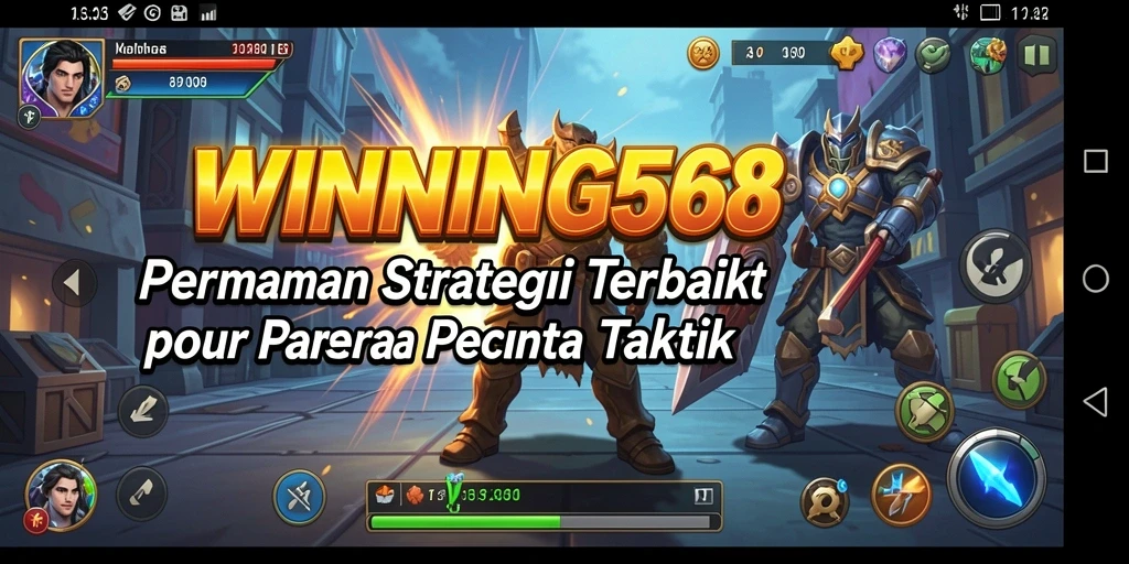 Screenshot gameplay WINNING568 dengan aksi pertempuran yang seru.